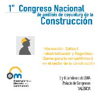 ABIERTO EL PLAZO DE INSCRIPCIÓN PARA EL CONGRESO DE ANÁLISIS DE COYUNTURA DE LA CONSTRUCCIÓN