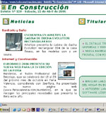 CAMBIOS TÉCNICOS EN TODOCONSTRUCCION.COM Y EL BOLETÍN “EN CONSTRUCCIÓN”